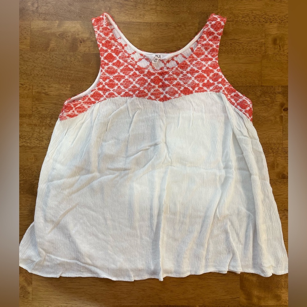 Flowy thick strapped jack tank top. Sz xs